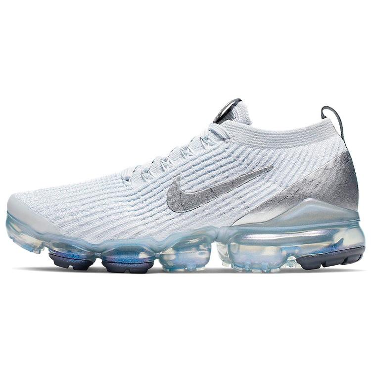 (WMNS) Nike Air VaporMax Flyknit 3 White Silver Women s AJ6910-101 EU 36