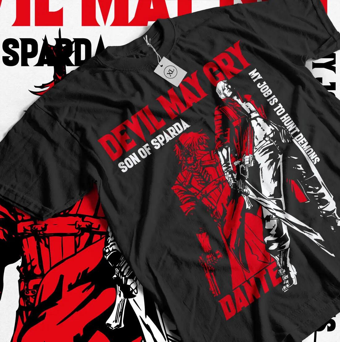 

Devil May Cry Данте Женская летняя футболка с графическим принтом Футболка Унисекс Все размеры 4XL