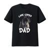 Unisexs Cool Cane Corso Dog Dad Realistic Animal Print Casual Streetwear T Shirt Vintage Streetwear Breathable Slightly