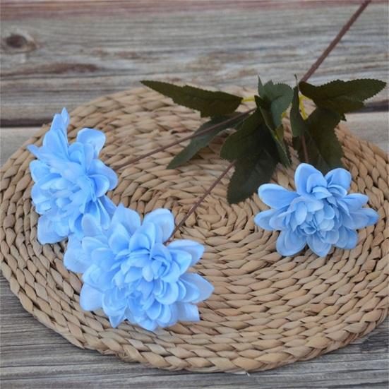 Simulation Flower Great Realistic Looking Charming Artificial Flower Highly Simulated 3 Large Blooms Simulation Bouquet Simulation Flower