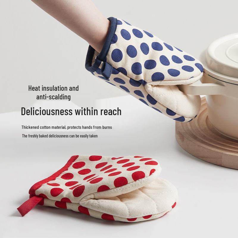 Dicke Hitzebeständige Anti-Verbrühungs-Ofenhandschuhe zum Backen