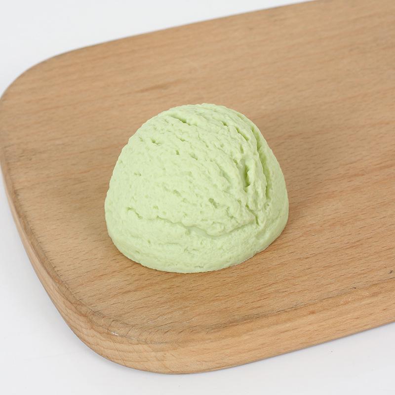 

PVC Ice Cream Ball Dessert Prop for Display and Photography Diameter: 5.5 cm