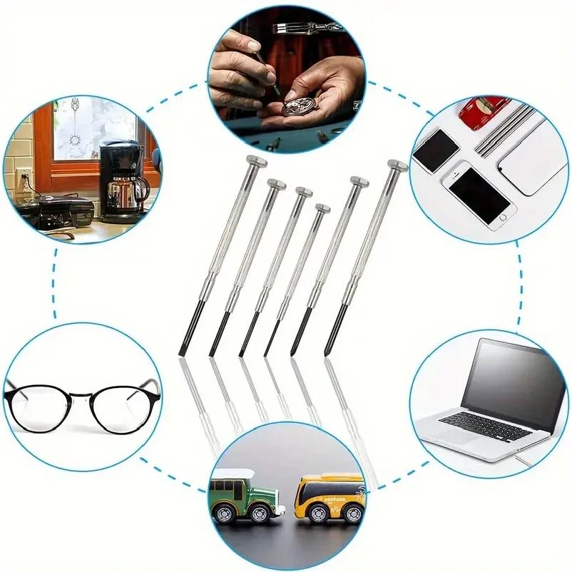 11 szt. Mini Zestaw Wkrętaków Precyzyjnych, Mały Zestaw Wkrętaków Do Elektroniki, Zabawek, Komputera, Naprawy Zegarków, Ulepszone Wytrzymałe Czerwone Pudełko