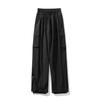 OEING Oversized Black Ski Cargo Pants