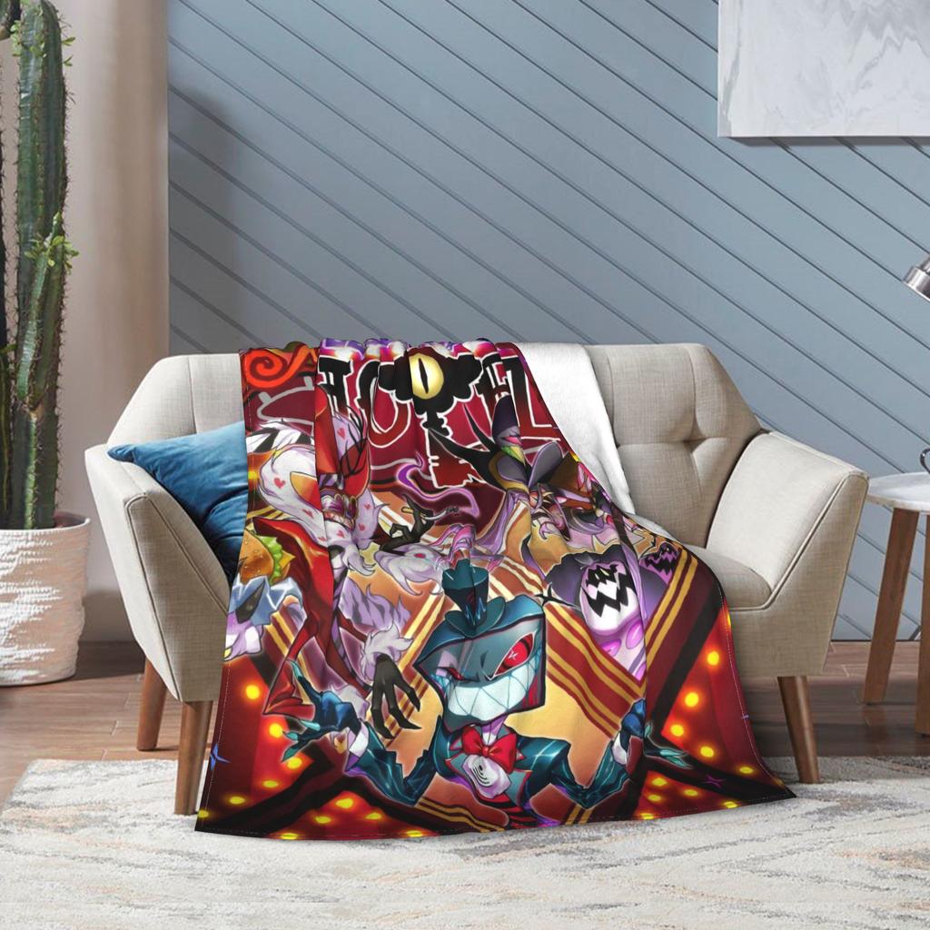 H-Hazbins H-Hotels vox 2 Gift Blanket For Men Women Cozy Soft Throw Blankets for Living Room 50x60 Inches Multi-size