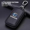 Leather Car Litchi Patterned Key Bag Wallet ID Card Coin Purse For Volvo V50 S60 XC60 S40 XC40 XC90 V70 XC70 C30 V40 V60 HL9
