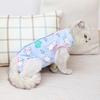 Pet Surgical Suit Gingerbread Man Pattern Anti-licking Skin-friendly Four-leg Cats Dogs Surgery Recovery Suit Pet Supplies