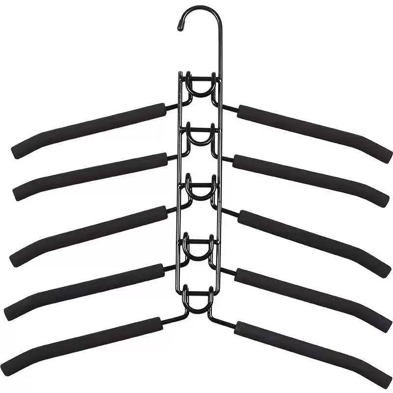 

Space-Saving Multifunctional Non-Slip Clothes Hanger with Detachable Multi-Layer Drying Rack
