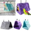 Parrot Hammock with 2 Hanging Hooks Warm Snuggle Hut Cage Tent for Cockatiels