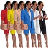 European & American Women's Spring/Summer Casual Suit: Jacket & Shorts Two-Piece Set