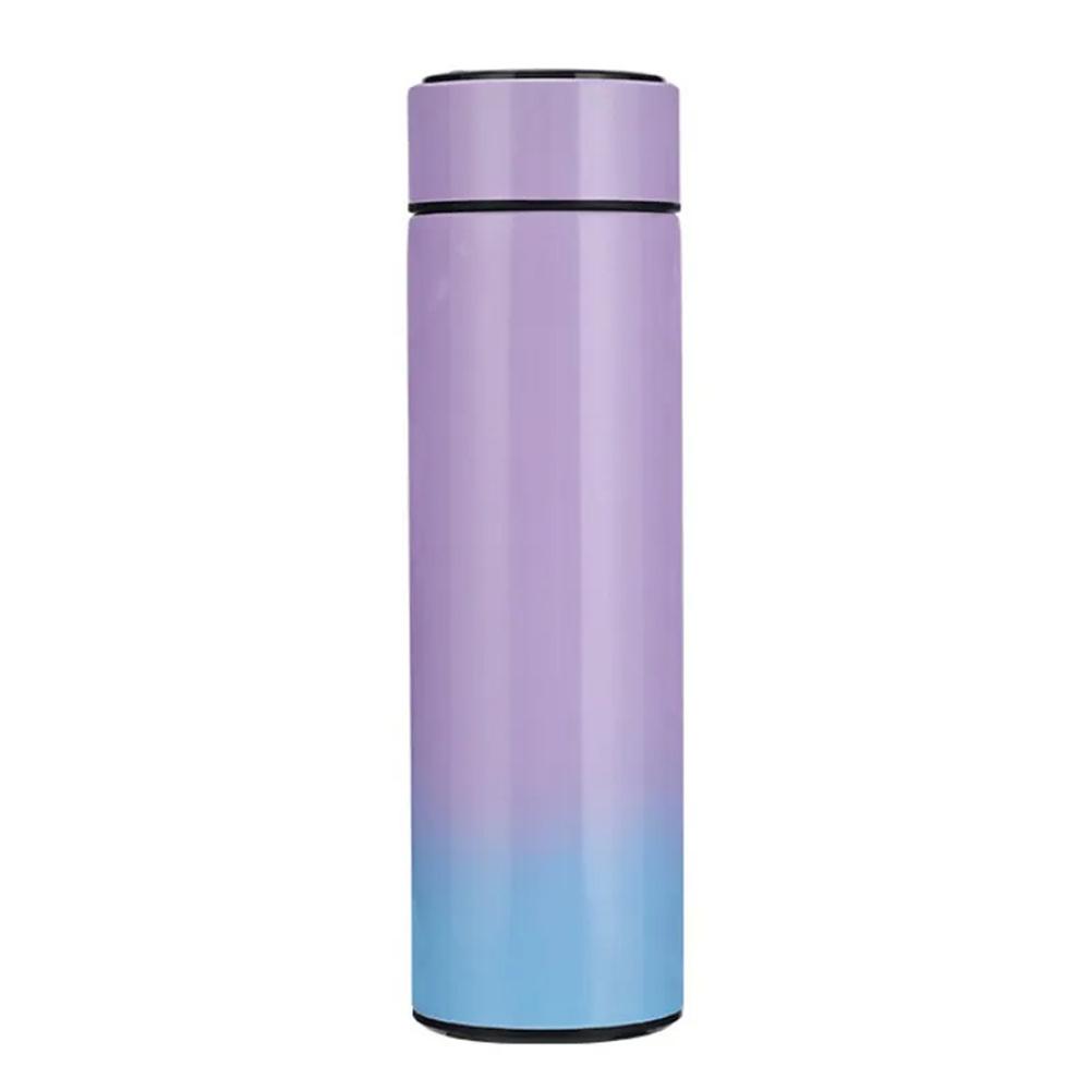 500ML Smart Insulation Stainless Steel Colorful Cup Mini Thermos Cup Water Bottle Led Digital Temperature Display Thermos