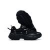 Fila Cat Paw 2.0 Fabric Synthetic Leather Round Toe Lace-Up Low-Top Dad Sneakers Women Sneakers Black F12W124144FBK
