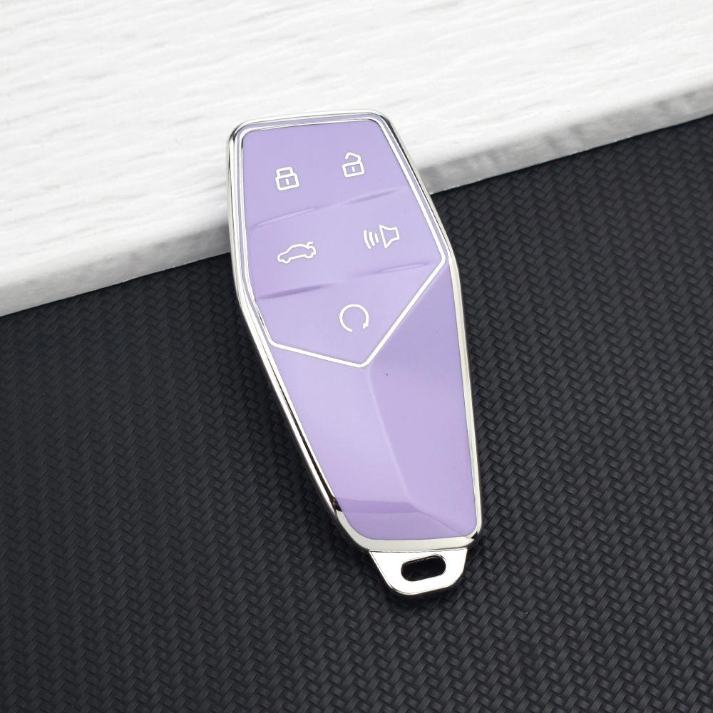Premium Soft TPU Remote Key Fob Protective Shell for MG One 2022-2026 Anti-scratch Car Key Case Holder KeyChain Auto Accessories