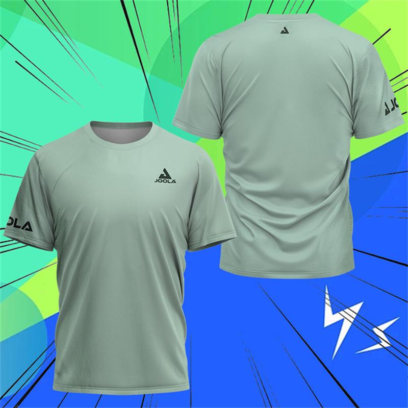 Lake Spot Odzież do tenisa stołowego Męska koszulka Badminton Tennis Szybkoschnąca koszulka męska z krótkim rękawem, oddychająca Klub tenisa stołowego