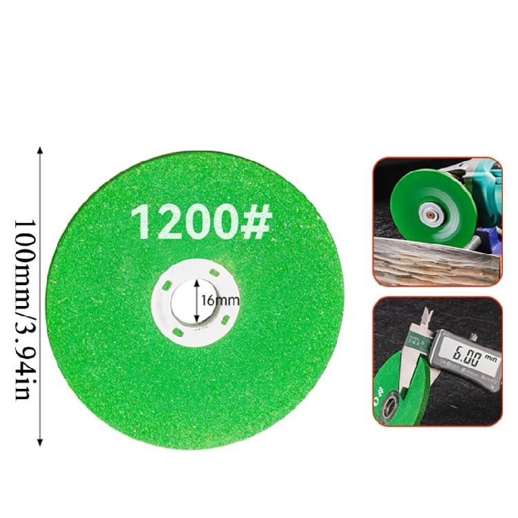 1200 Grit Sharpening Disc Long Lasting Abrasive Wheel Grinding Stone Suitable for Angle Grinder Ensures Safety & Precise