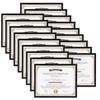 18 Packs 8.5x11 Multi Plastic Picture Frames Set with Plastic Cover Certificate Frames for Document Diploma Award Light Weight