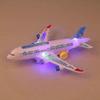 Elektrické dopravní letadlo Letadlo s hudbou Světla Zvuk Hračka Letadlo A380 Světla Osobní letadlo Hračka