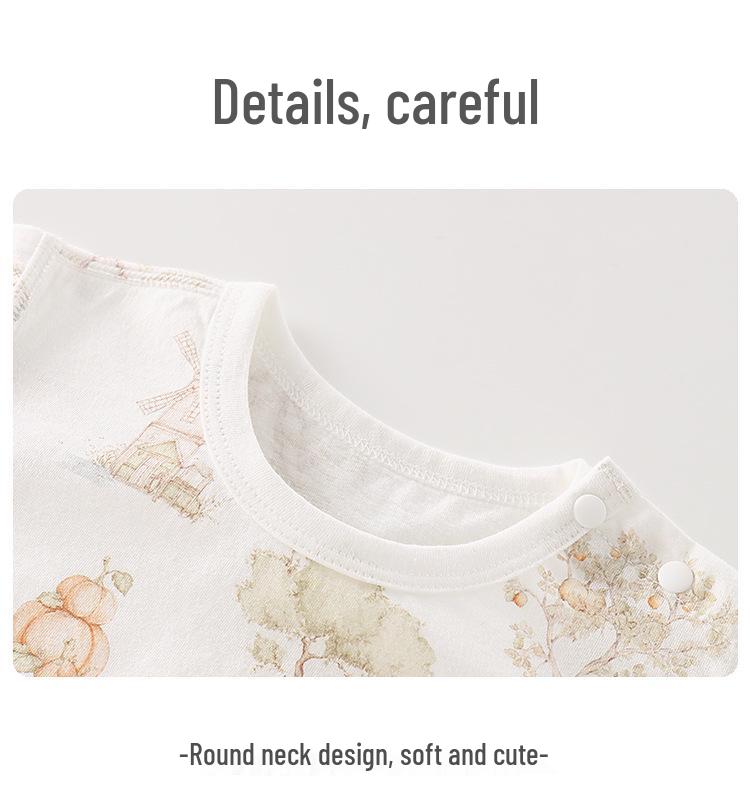 Summer Kids’ Short Sleeve Cotton T-Shirt: Breathable, Sweat-wicking, Skin-friendly