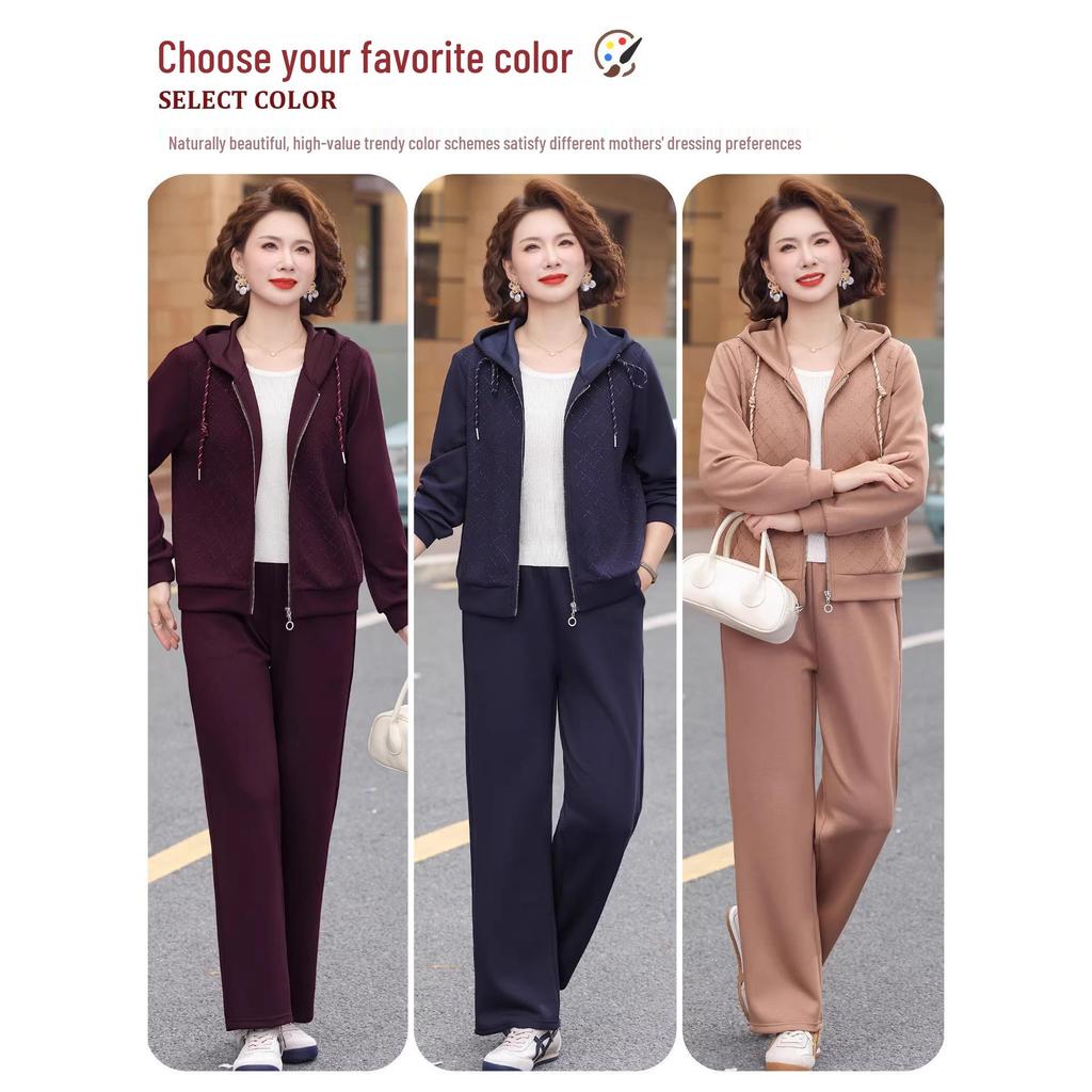 Spring 2026 Stylish Sportswear Jacket for Middle-aged Women