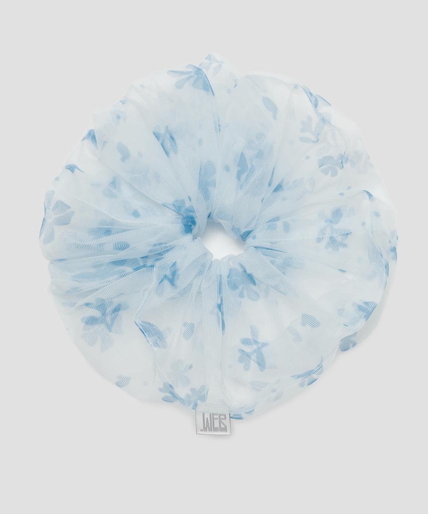 Typeservice Flower Lace Scrunchie [Blue]