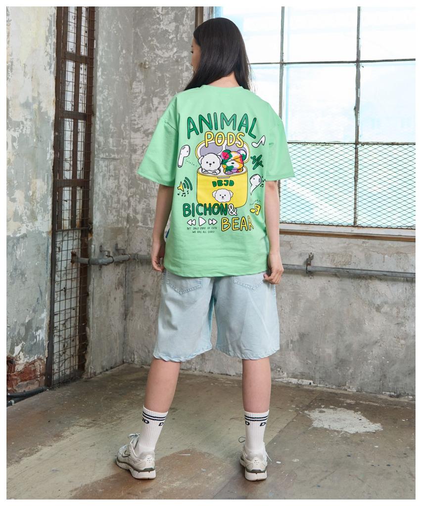 DOUBLE JD Pig Wash Curve Cut Shorts