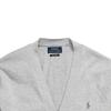 Polo Ralph Lauren SS22 Solid Color Single-Breasted V-Neck Long Sleeve Knit Sweater Men Sweater Gray MNPOSWE16810078-F16