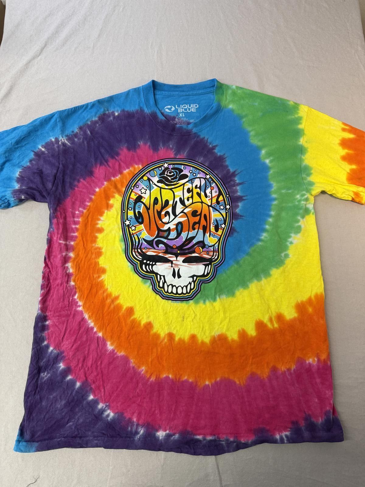 Grateful Dead SYF Tie Dye Skull Steal Your Face XL XXXL