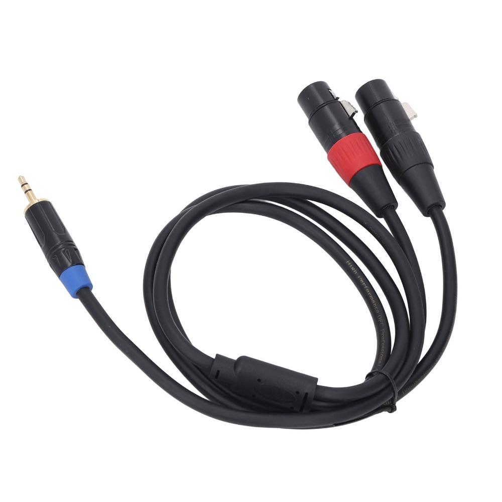 Plug and Play Audio Adapter Cable Flexible Microphone Connector Cable  for Audio Console