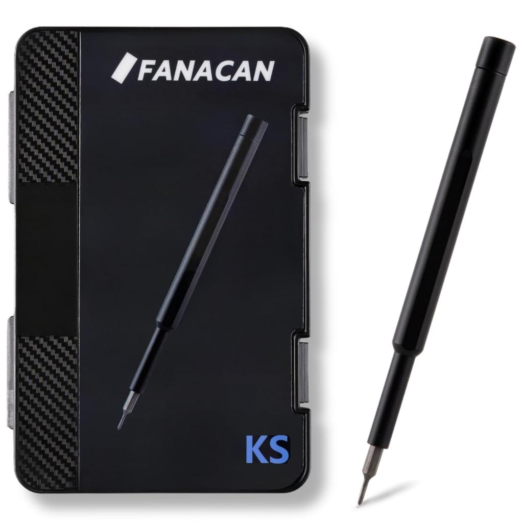 FANACAN Precision Screwdriver Magnetic Screwdriver Set with and Magnetic Screwdriver for Special Repair Tool Disassembly Tool S2 Material Set, Small,