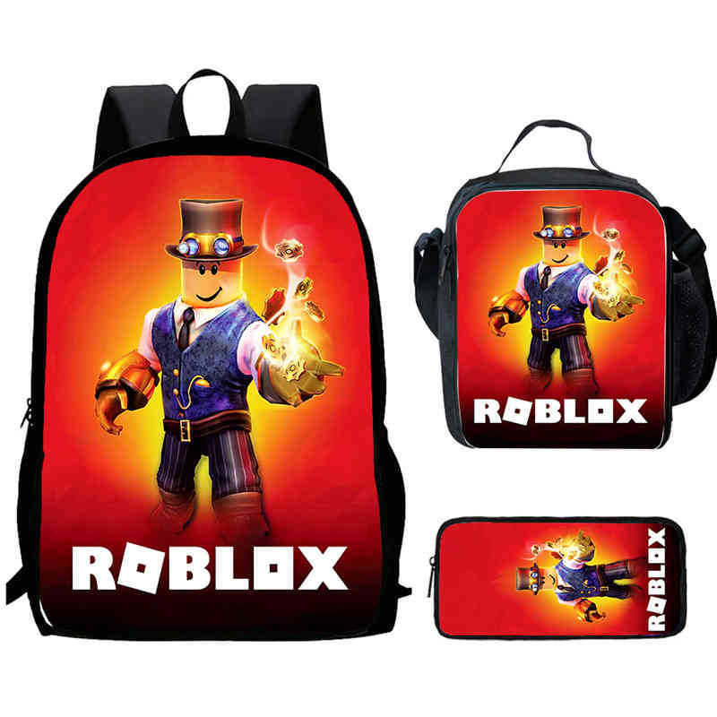 Roblox Printed Backpack, Children'S And Elementary School Bags