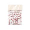 Retro  Series Scrapbook Journal Sticker Cartoon Anime Red Color Stationery Sticker DIY Decor Nail Sticker