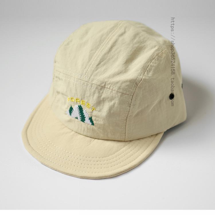 Fashion Hat Japanese quick-drying short brim five-piece forest soft top soft brim cap men's outdoor camping quick-drying sunshade sunscreen hat
