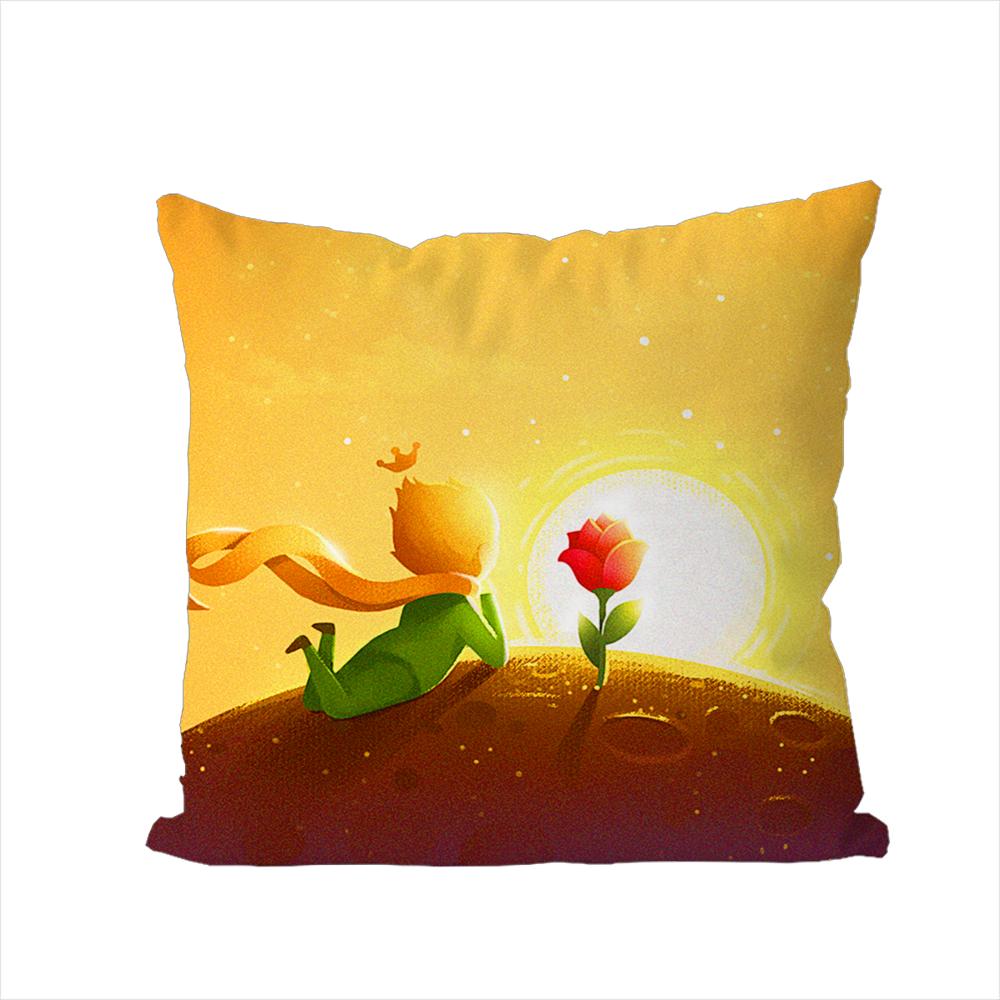 The Little PPrince Pillow Case For Car Sofa Decorative Home Doublesided Print Plush Square Throw Pillow Cushion Cover