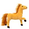 Miaomyao Plush Toy Horse Racing Animal, Fluffy and Soothing Toy, Birthday Gift for Kids and Adults (Brown, 20cm)