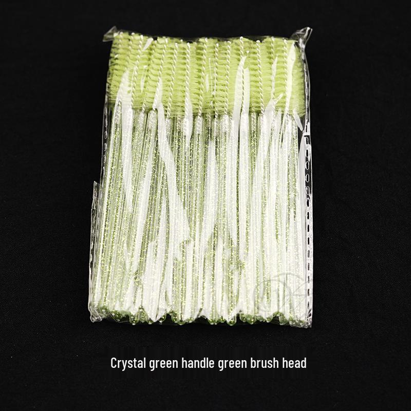 Wanjia Crystal Spiral Lash and Brow Brush - Fine, Disposable, Special Color for Wedding and Beauty Use