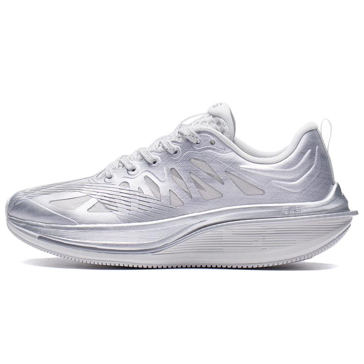 

New LiNing WuShi 5S 2.0 Cushioning Low Top Running Shoes Women s Silver Gray ARSS032-2 37
