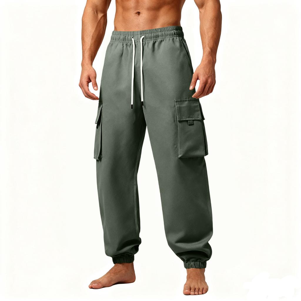 Men's Fashion  Leisure  Middle Waist  Long Style  Casual Pants