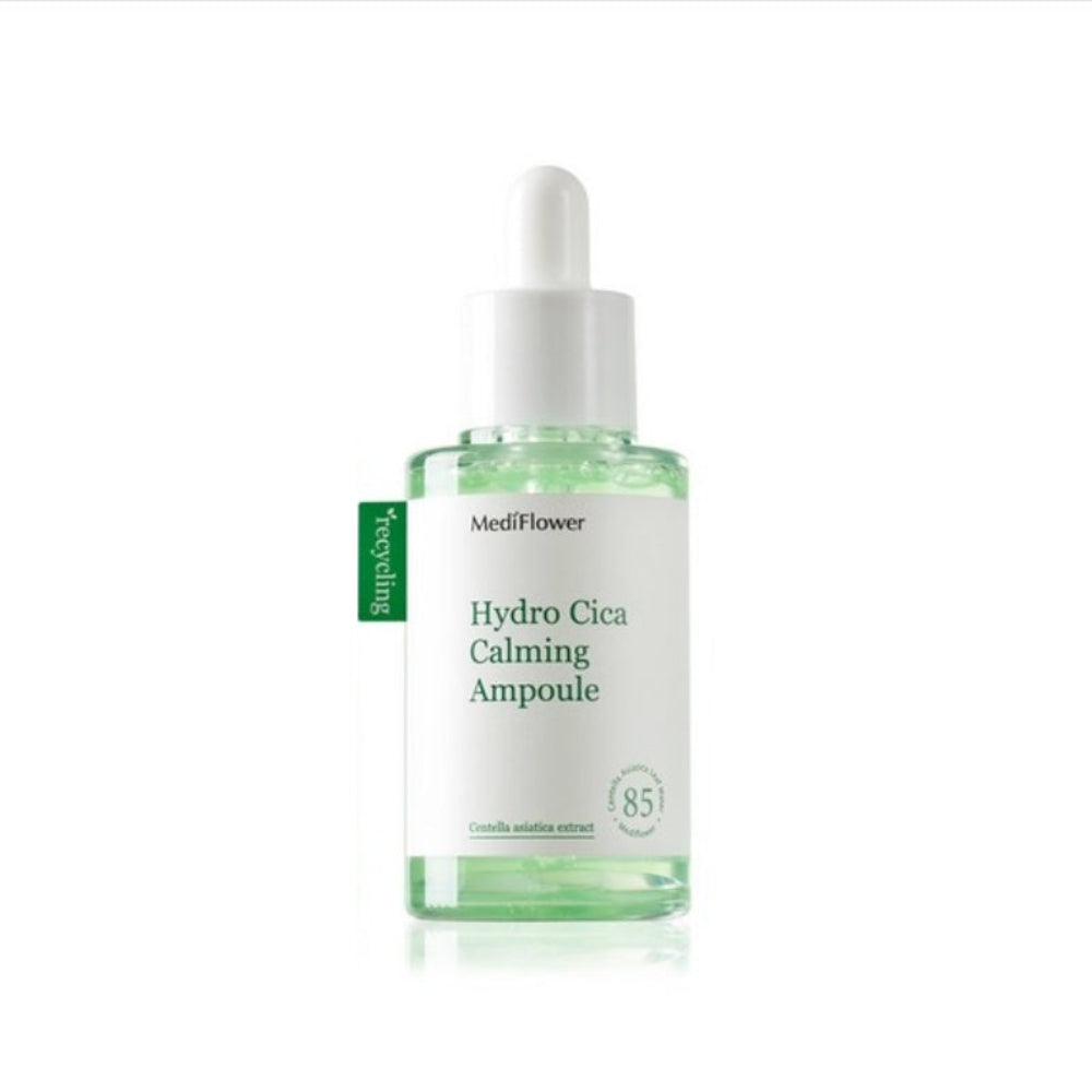 Medi Flower Hydro Cica Calming Ampoule 50ml*1Pc/2Pcs/3Pcs/4Pcs
