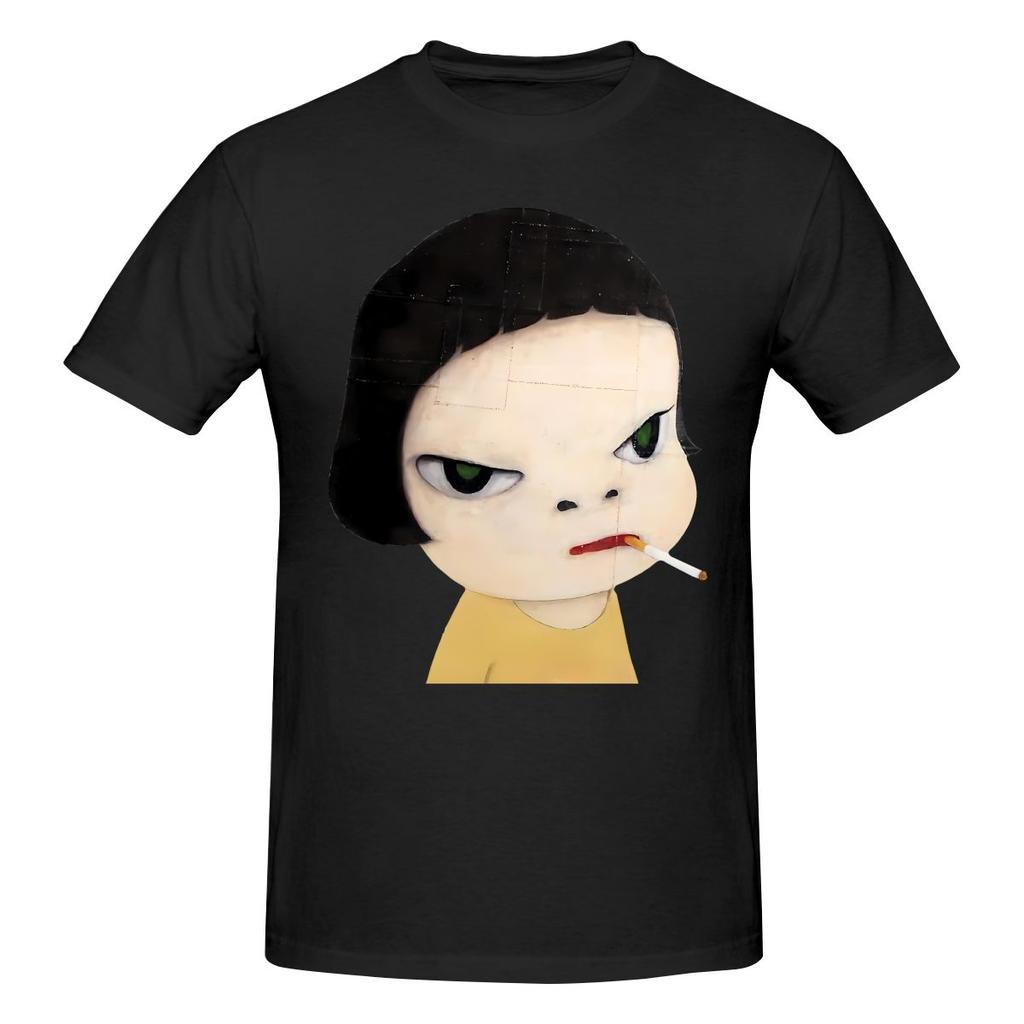Grumpy Girl Smoking Cigarette T-shirt