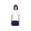 Anta Champion All-Weather Series Solid Color Versatile Breathable Casual Polo Shirt Women Tops Paper-White 162520106-1