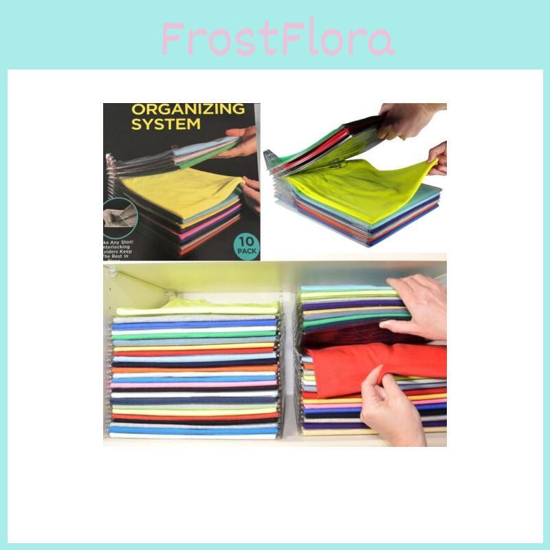 Ezstax Clothing Organizer System With Ten Spacious Drawers For Office And Home Storage