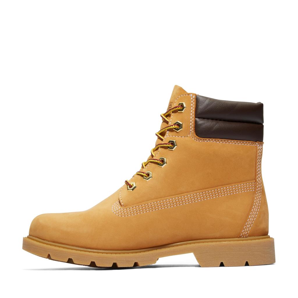 Timberland Linden Wood Waterproof Size Size 6-inch Lace-Up Boots, Women's, Wheat, 7.0 (TB1A161G2311), 24.0cm