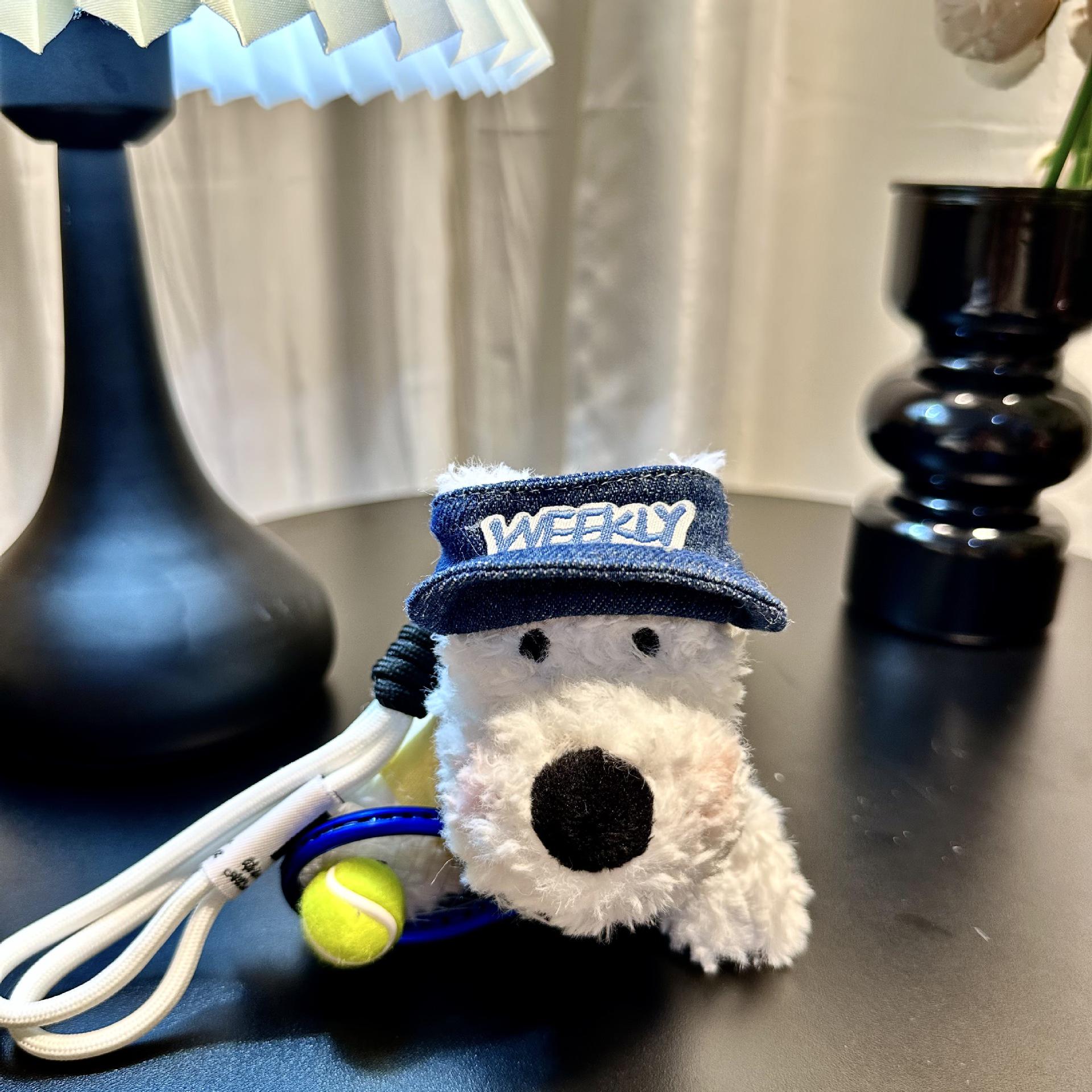 

**Подвеска-брелок Вест-хайленд-терьер - Милый мультяшный плюшевый шарм для сумки** 10cm