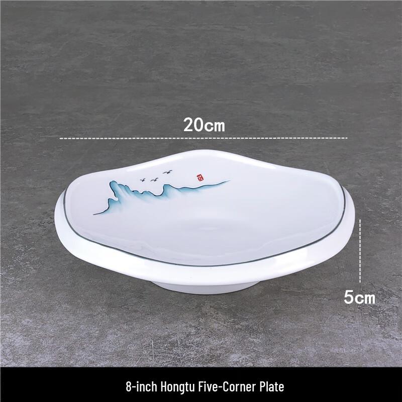 Irregular Ceramic Dinner Plate