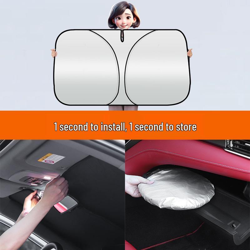 2022 Lanjing Sun Visor & Sunshade Cover with Car Handle