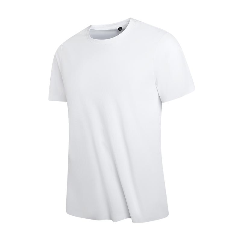 Half-sleeve Men's Round-neck Ice Silk T-shirt, Men's Sports And Leisure Running Tops, Men's Light And Breathable Fitness Short-sleeves