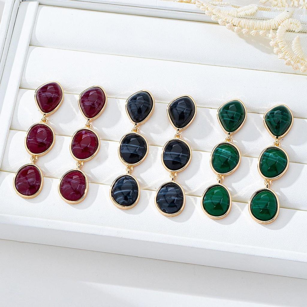 Elegant Slimming Long Drop Earrings - Versatile Women's High-Class Stud Jewelry