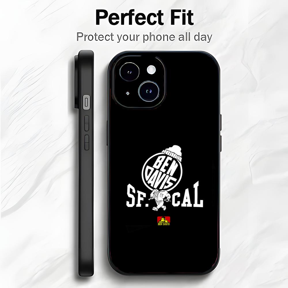 Durable Casual American Brand B-Ben Davis Phone Case Phone Case Soft Packaging Lightweight For iPhone17 16 15 14 13ProMax