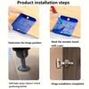 Dual Sided Cabinet Hinge Jig 2pcs for 35mm 40mm Concealed Hinges Precise Hole Positioning Lightweight Portable Drilling Aid