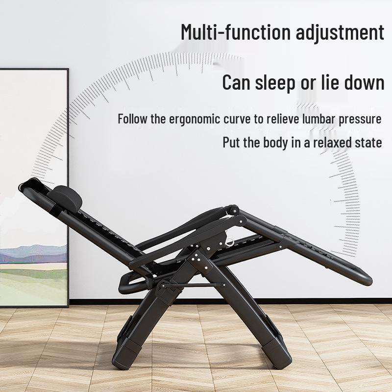 Premium Reclining Backrest Chair for Relaxing and Sleeping, Foldable for Home & Balcony Use